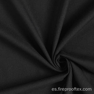 Tela de viscosa de fuego negro elegante para túnicas